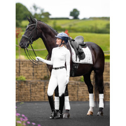 Almofada de sela LeMieux Loire Dressage Square Branco Almofada de sela LeMieux Loire Dressage Square Branco