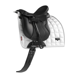 Almofada de sela LeMieux Loire Dressage Square Branco