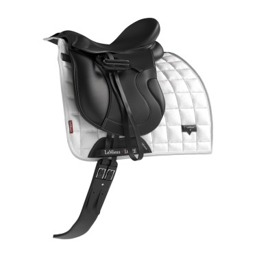 Almofada de sela LeMieux Loire Dressage Square Branco