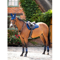 Almofada de sela LeMieux Loire Square mista Benetton Azul Almofada de sela LeMieux Loire Square mista Benetton Azul