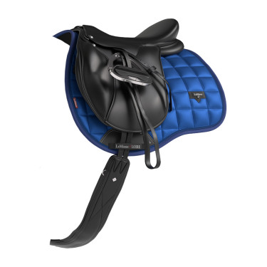 Almofada de sela LeMieux Loire Square mista Benetton Azul Almofada de sela LeMieux Loire Square mista Benetton Azul