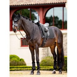 Almofada de Choque LeMieux Merino+ Forrada para Dressage Preto / preto