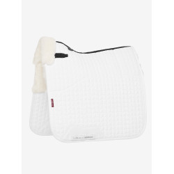 Almofada de Choque LeMieux Merino+ Forrada para Dressage Branco / branco