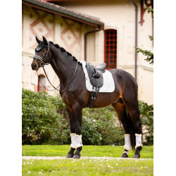 Almofada de Choque LeMieux Merino+ Forrada para Dressage Branco / branco