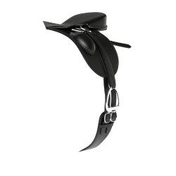 Sela de dressage para brinquedo Mini Pônei LeMieux Preto Sela de dressage para brinquedo Mini Pônei LeMieux Preto