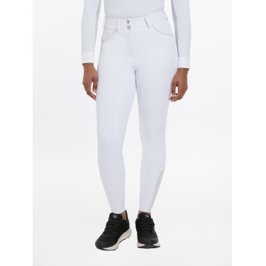 Calça LeMieux Lottie com grip integral Branco Calça LeMieux Lottie com grip integral Branco
