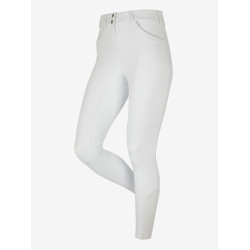 Calça LeMieux Lottie com grip integral Branco Calça LeMieux Lottie com grip integral Branco