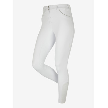 Calça LeMieux Lottie com grip integral Branco Calça LeMieux Lottie com grip integral Branco
