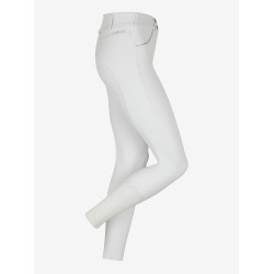 Calça LeMieux Lottie com grip integral Branco Calça LeMieux Lottie com grip integral Branco