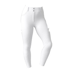Calça LeMieux Lottie com grip integral Branco Calça LeMieux Lottie com grip integral Branco