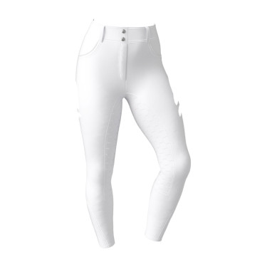 Calça LeMieux Lottie com grip integral Branco Calça LeMieux Lottie com grip integral Branco