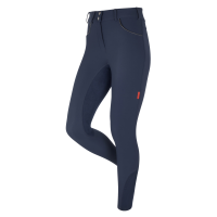 Calça LeMieux Lottie com fundo integral em camurça Marinho Azul-marinho