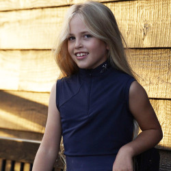 Top HV Polo Luna infantil Marinho Azul-marinho