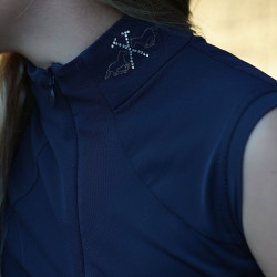 Top HV Polo Luna infantil Marinho Azul-marinho