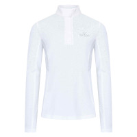 Camisa de competição HV Polo Laura infantil Branco Camisa de competição HV Polo Laura infantil Branco