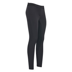 Calça de equitação Easy Rider Queen Diamond com grip de silicone Preto