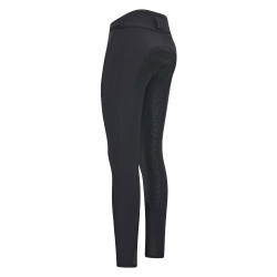 Calça de equitação Easy Rider Queen Diamond com grip de silicone Preto