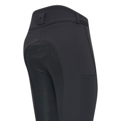 Calça de equitação Easy Rider Queen Diamond com grip de silicone Preto