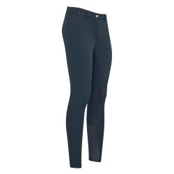 Calça de equitação Easy Rider Queen Diamond com fundo de camurça