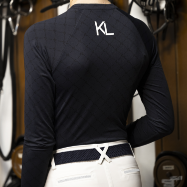 Camisa de treino feminina Kingsland Marinho Azul-marinho