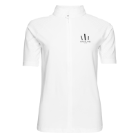 Camisa de competição feminina KLjannie Kingsland Branco Camisa de competição feminina KLjannie Kingsland Branco