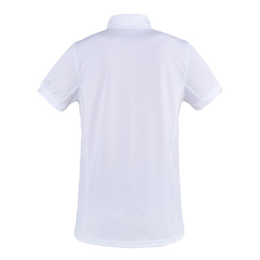 Camisa de competição masculina de manga curta Classic Kingsland Branco