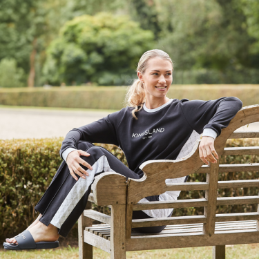 Pantalon de survêtement à pinces femme KLjantie Kingsland Marine