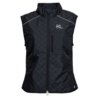 Colete de aquecimento sem mangas feminino KLjean Kingsland Marinho Azul-marinho