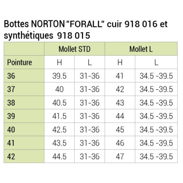 Botas Norton Forall sintéticas Botas Norton Forall sintéticas
