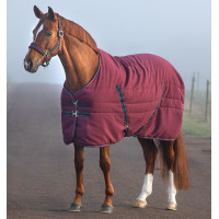 Couverture d'écurie Horseware Rambo® Doublure Gaufrée 100g Bordeaux / bordeaux