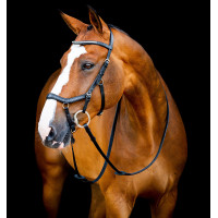 Bridão de competição Micklem® 2 Diamante Horseware Preto