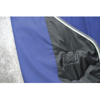 Camisa de algodão Weatherbeeta Azul escuro / cinza / branco Camisa de algodão Weatherbeeta Azul escuro / cinza / branco