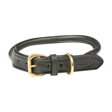 Coleira para cão Weatherbeeta couro redondo Coleira para cão Weatherbeeta couro redondo
