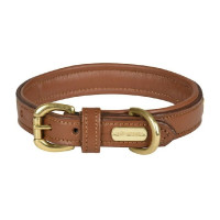 Coleira de couro para cão Weatherbeeta Canela Castanho