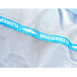 Capa anti-moscas Combo Weatherbeeta ComFiTec Hexi Shield Prata / azul-marinho Capa anti-moscas Combo Weatherbeeta ComFiTec Hexi Shield Prata / azul-marinho