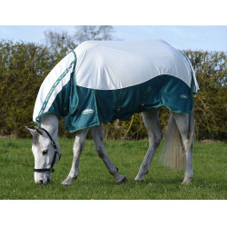 Capa anti-moscas Weatherbeeta Green-Tec Combo Branco / azul libélula Multicolor