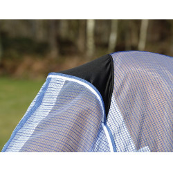 Capa antimoscas WeatherBeeta ComFiTec Ripshield Plus Branco / azul Capa antimoscas WeatherBeeta ComFiTec Ripshield Plus Branco / azul