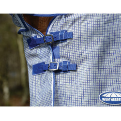 Capa antimoscas WeatherBeeta ComFiTec Ripshield Plus Branco / azul Capa antimoscas WeatherBeeta ComFiTec Ripshield Plus Branco / azul