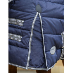 Cobertura de estábulo Weatherbeeta Combo Channel Quilt II Azul escuro / cinza / branco Cobertura de estábulo Weatherbeeta Combo Channel Quilt II Azul escuro / cinza / branco
