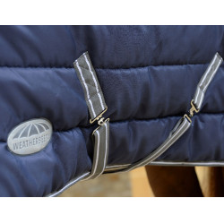 Cobertura de estábulo Weatherbeeta Combo Channel Quilt II Azul escuro / cinza / branco Cobertura de estábulo Weatherbeeta Combo Channel Quilt II Azul escuro / cinza / branco