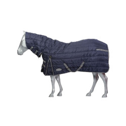 Cobertura de estábulo Weatherbeeta Combo Channel Quilt II Azul escuro / cinza / branco Cobertura de estábulo Weatherbeeta Combo Channel Quilt II Azul escuro / cinza / branco