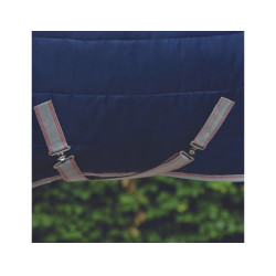 Cobertura de estábulo 110g Weatherbeeta ComFiTec 210D Channel Azul-marinho / prata / vermelho Cobertura de estábulo 110g Weatherbeeta ComFiTec 210D Channel Azul-marinho / prata / vermelho