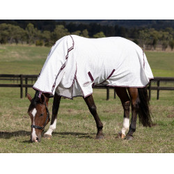 Capa de verão Weatherbeeta Hybrid combo Branco / castanho