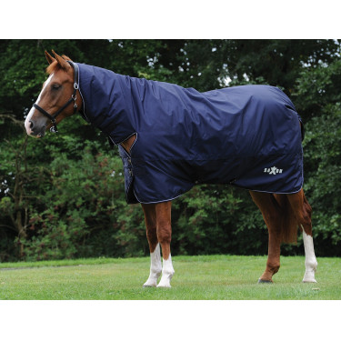 Capa 200g Saxon Defiante Combo 600D Azul-marinho / branco