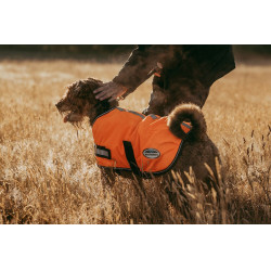Capa para cão Weatherbeeta 300D refletora Laranja Capa para cão Weatherbeeta 300D refletora Laranja