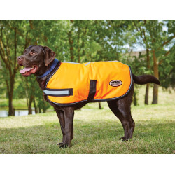 Capa para cão Weatherbeeta 300D refletora Laranja Capa para cão Weatherbeeta 300D refletora Laranja