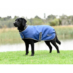 Capa para cão Weatherbeeta ComFiTec Azul escuro / cinza / branco