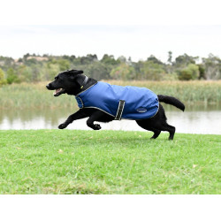 Capa para cão Weatherbeeta ComFiTec Azul escuro / cinza / branco