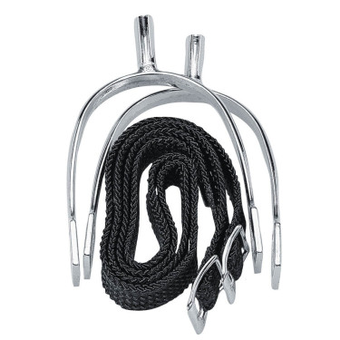 Esporas Korsteel Pow Never Rust com tiras Korsteel Esporas Korsteel Pow Never Rust com tiras Korsteel