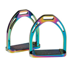 Estribos Korsteel em alumínio Arco-íris Multicolor